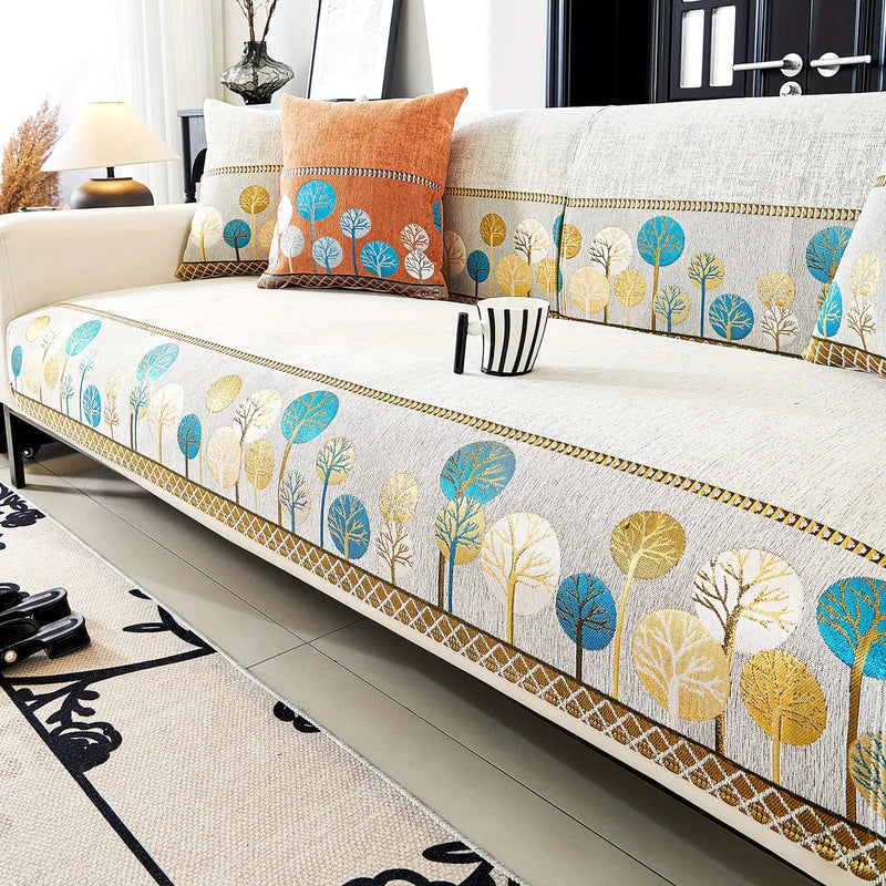 Bohemian Style Chenille Sofa Abdeckung