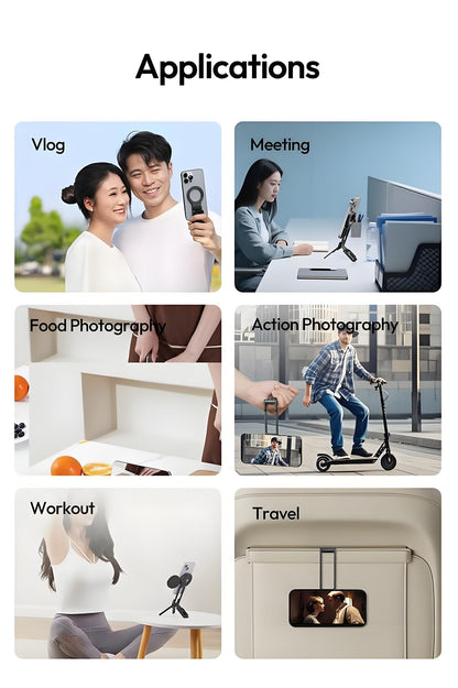 🔥HOT SALE 50% OFF📱Strong Magnetic Phone Tripod for iPhone⚡