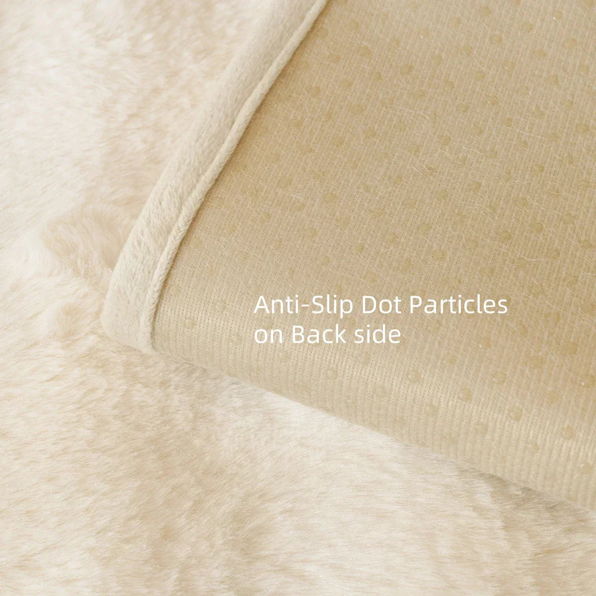 Soft, non-slip plush sofa cover