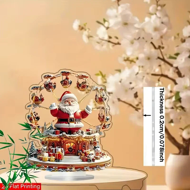 Bohemian-style Santa Claus table decoration