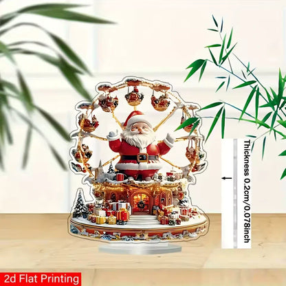 Bohemian-style Santa Claus table decoration