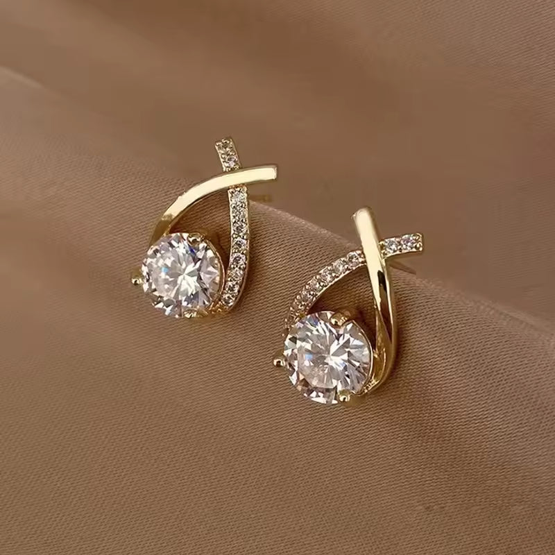 Boho Aura Geometric Metal Earrings For Women Girls – Trendy Round Hoop Jewelry Elegant Bohemian Wedding Earrings Gift