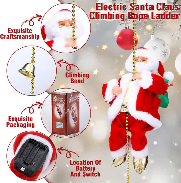Early Christmas promotion Electric Santa Claus that goes up and down with music