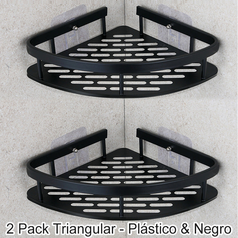 📢50% OFF!✨Corner Shower Shelf without Drilling with Hooks