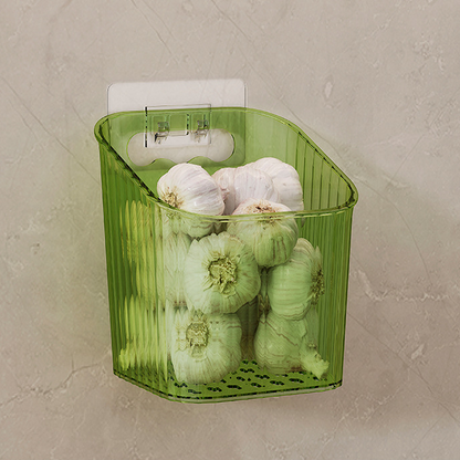 Wall-Mounted Clear Storage Organizer