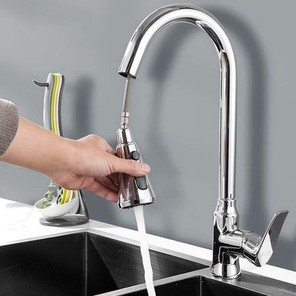 Splash Proof Faucet Extender with 9 joints for Kitchen Bathroom Sink