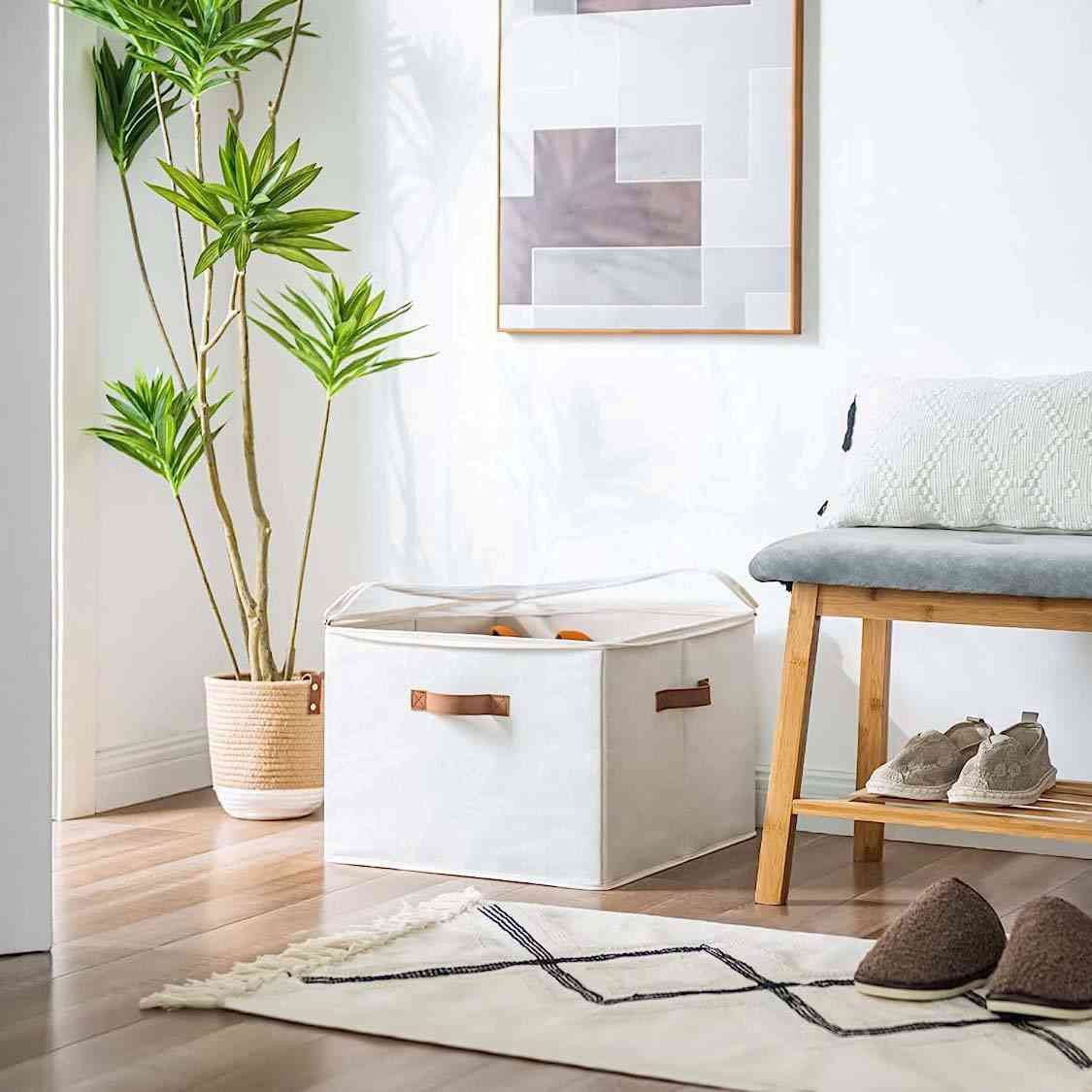 ⏳Limited time 49% off💥Transparent, foldable PVC shoe box, waterproof storage box for office