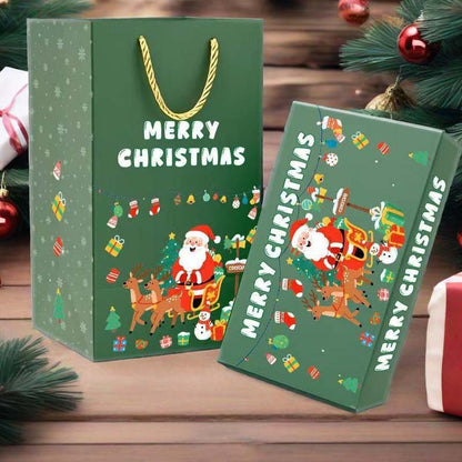 Unique Folding Bouncing Christmas Gift Box