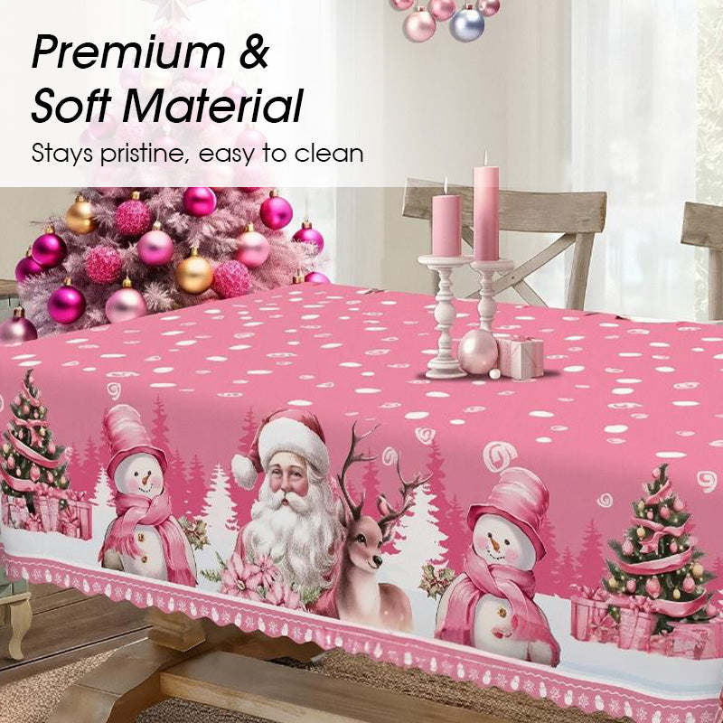 🔥Black Friday mega offer – 50% discount!🔥Joyful festive classic Christmas tablecloth