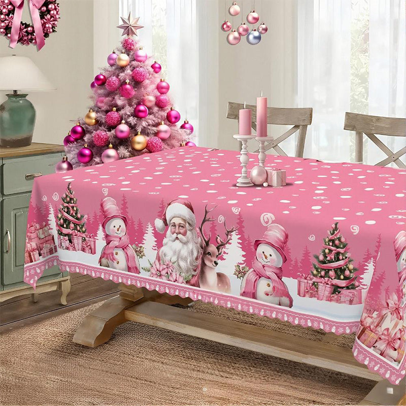 🔥Black Friday mega offer – 50% discount!🔥Joyful festive classic Christmas tablecloth