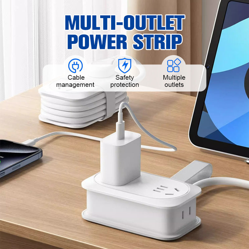 Compact Multi-Outlet Power Strip