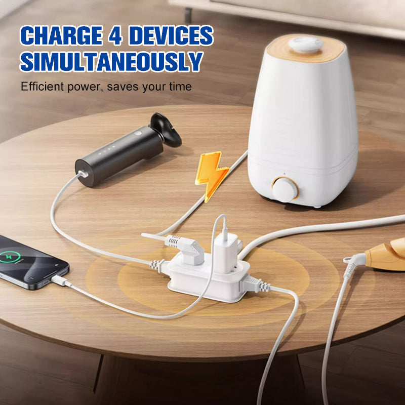 Compact Multi-Outlet Power Strip